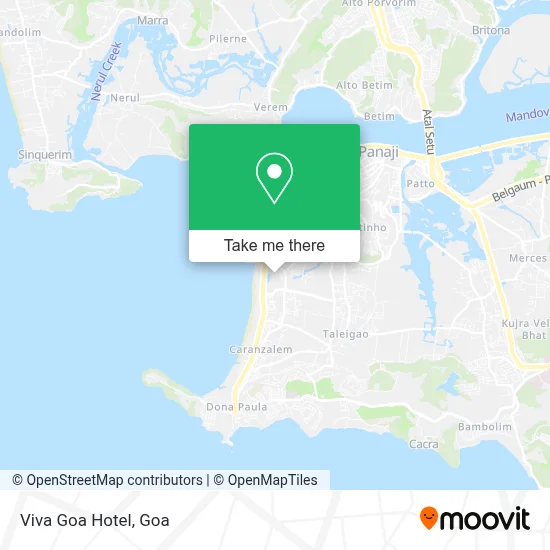Viva Goa Hotel map