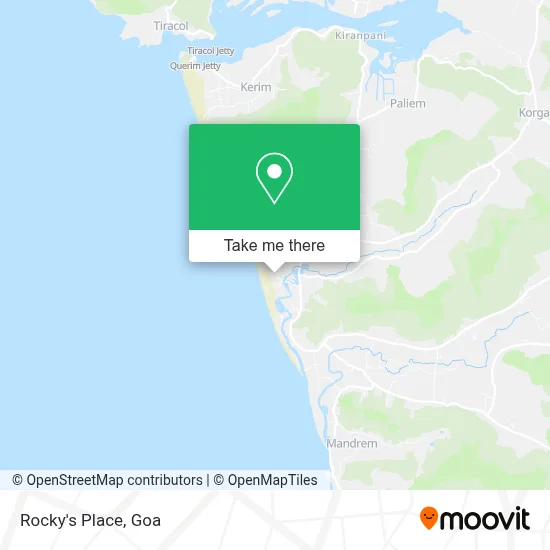 Rocky's Place map