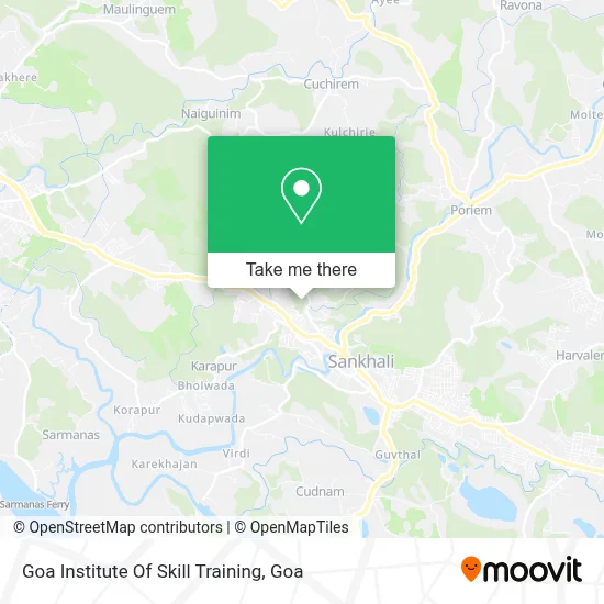 Goa Institute Of Skill Training map