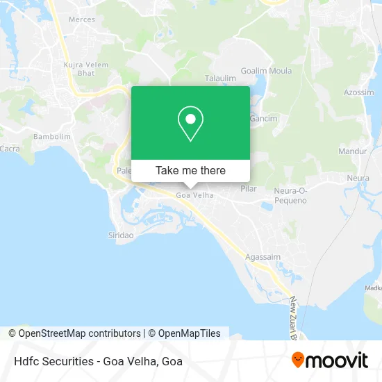 Hdfc Securities - Goa Velha map