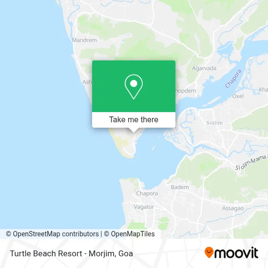 Turtle Beach Resort - Morjim map