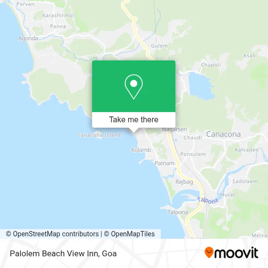 Palolem Beach View Inn map
