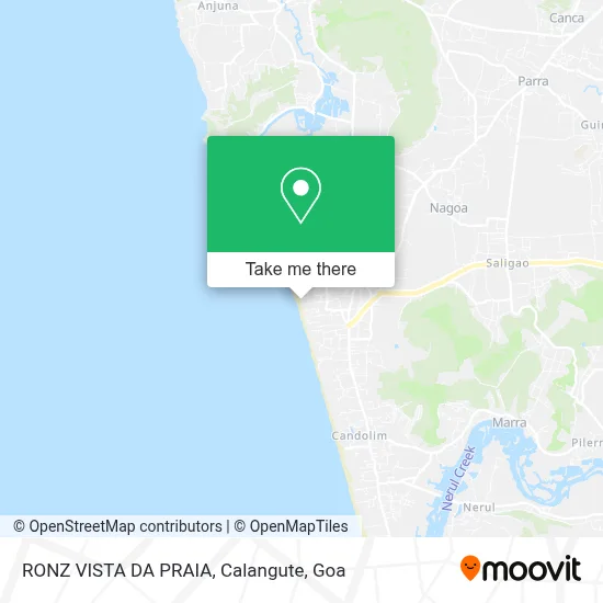 RONZ VISTA DA PRAIA, Calangute map