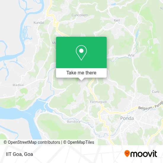 IIT Goa map