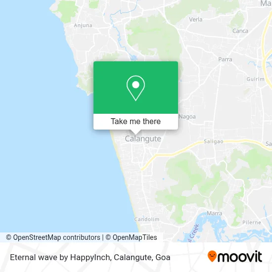 Eternal wave by HappyInch, Calangute map