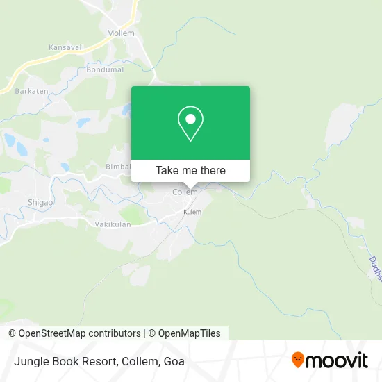 Jungle Book Resort, Collem map