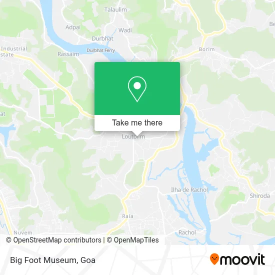Big Foot Museum map