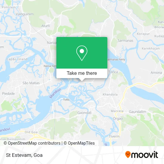 St Estevam map