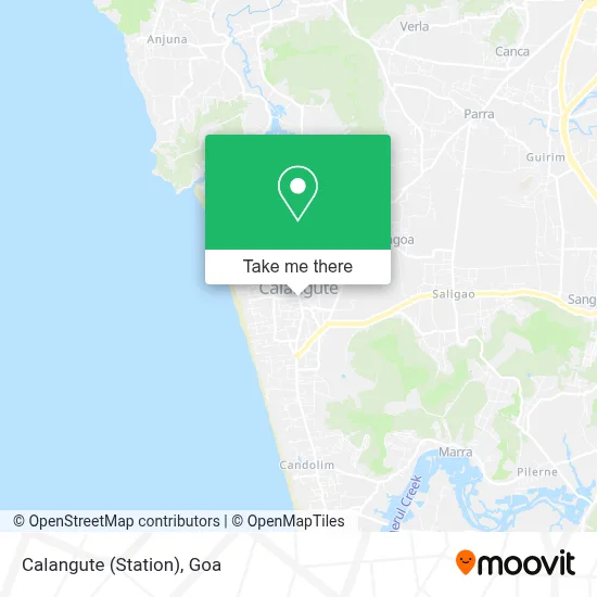 Calangute (Station) map