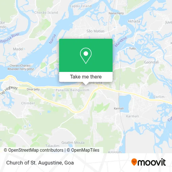 Church of St. Augustine map