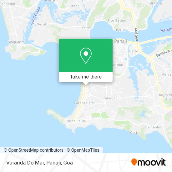 Varanda Do Mar, Panaji map