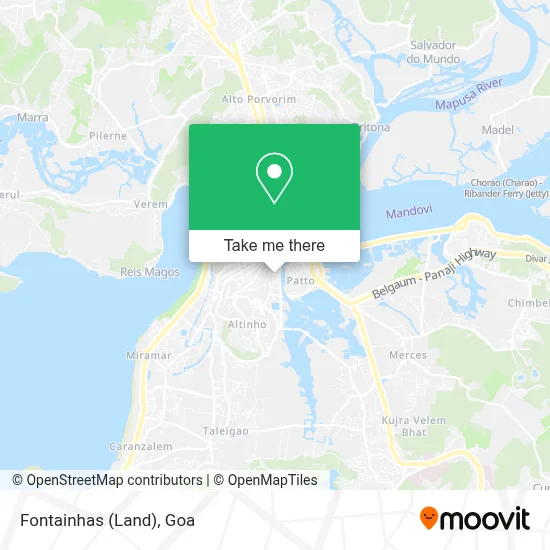Fontainhas (Land) map