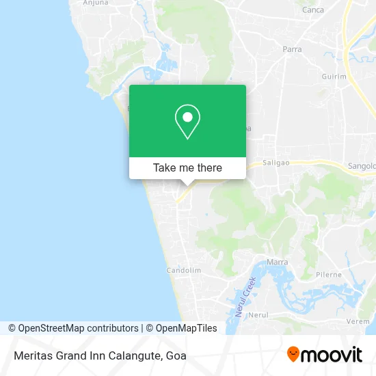 Meritas Grand Inn Calangute map