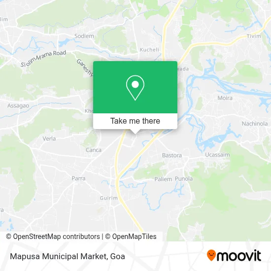 Mapusa Municipal Market map