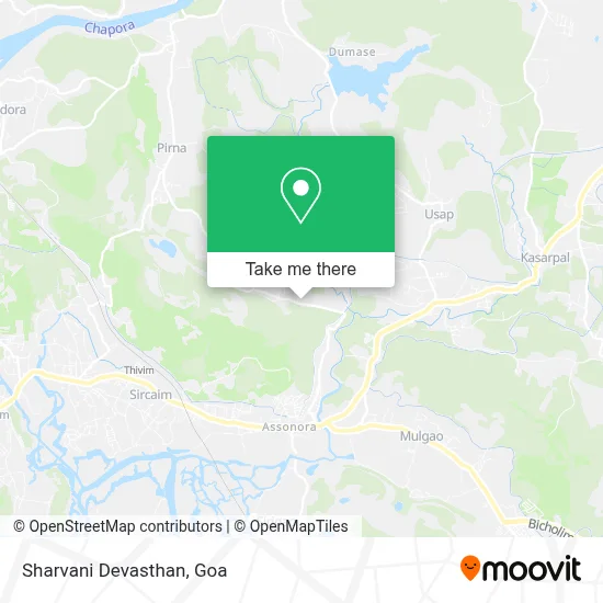 Sharvani Devasthan map
