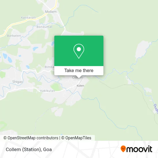 Collem (Station) map