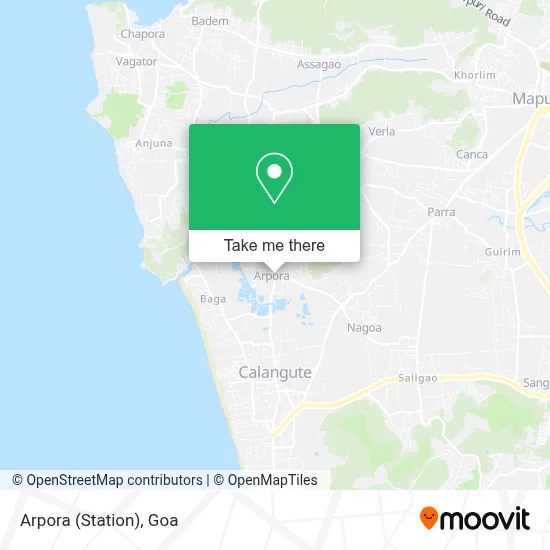 Arpora (Station) map