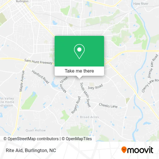 Rite Aid map