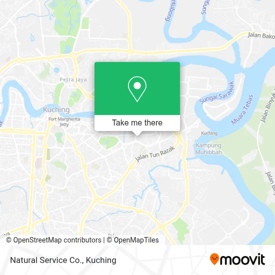 Natural Service Co. map