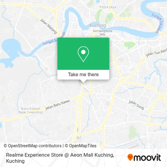 Realme Experience Store @ Aeon Mall Kuching map