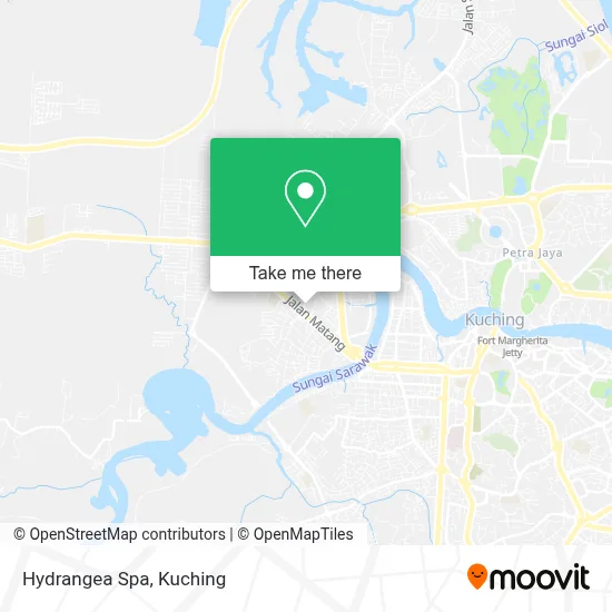 Hydrangea Spa map