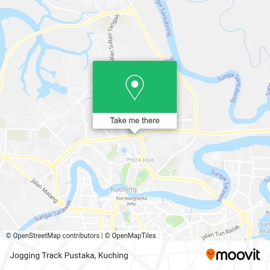 Jogging Track Pustaka map