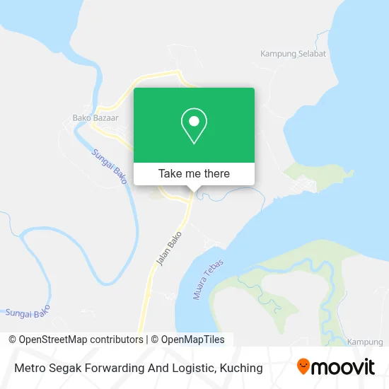 Metro Segak Forwarding And Logistic map