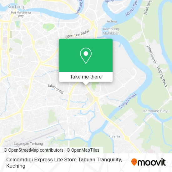 Celcomdigi Express Lite Store Tabuan Tranquility map