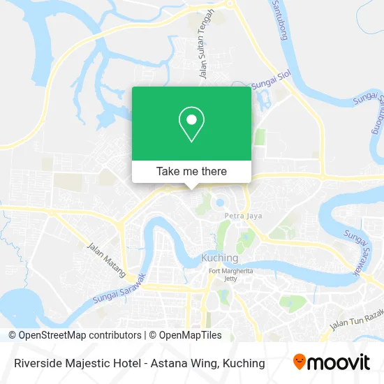 Riverside Majestic Hotel - Astana Wing map