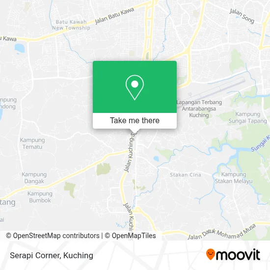 Serapi Corner map