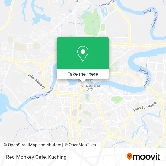 Red Monkey Cafe map