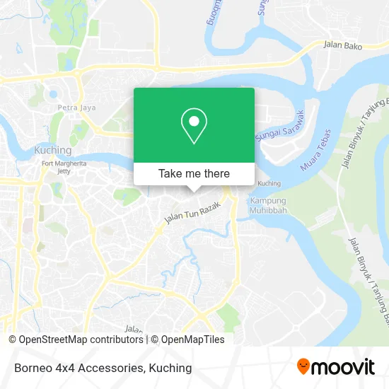 Borneo 4x4 Accessories map