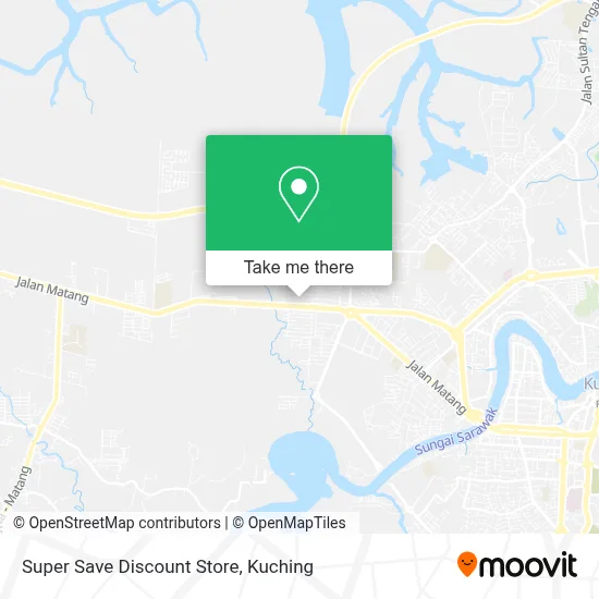 Super Save Discount Store map