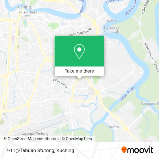 7-11@Tabuan Stutong map