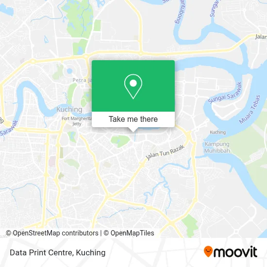 Data Print Centre map