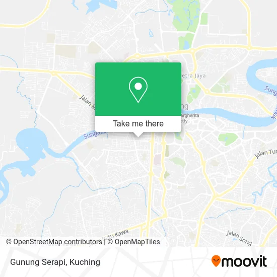 Gunung Serapi map