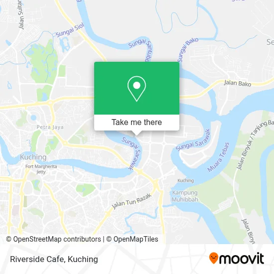 Riverside Cafe map