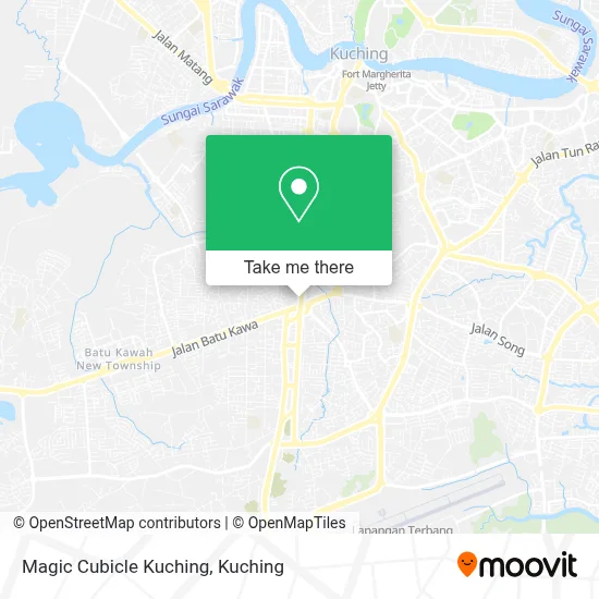 Magic Cubicle Kuching map