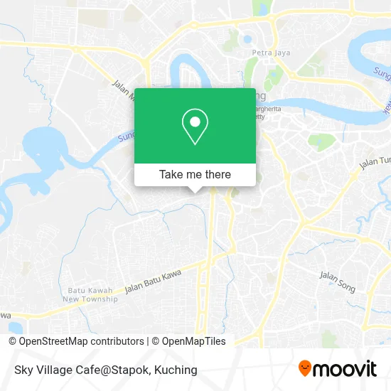Sky Village Cafe@Stapok map
