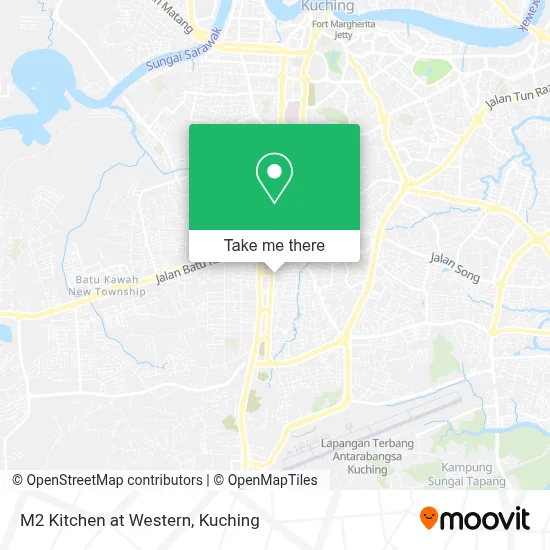 M2 Kitchen at Western map