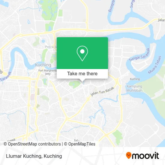 Llumar Kuching map