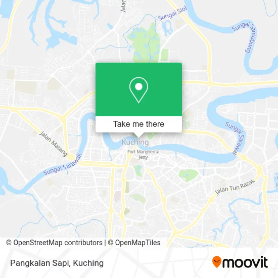Pangkalan Sapi map
