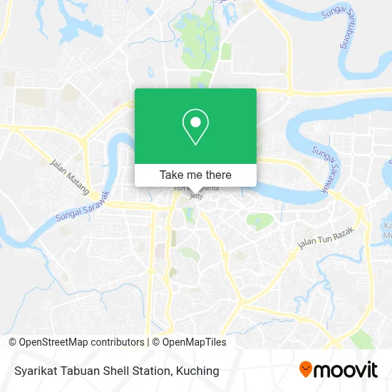 Syarikat Tabuan Shell Station map