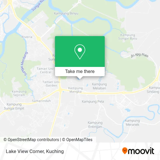 Lake View Corner map