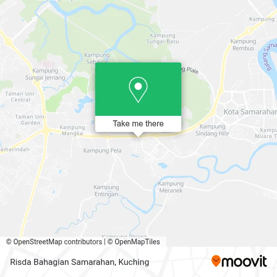 Risda Bahagian Samarahan map
