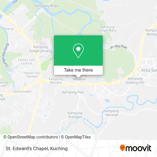 St. Edward's Chapel map