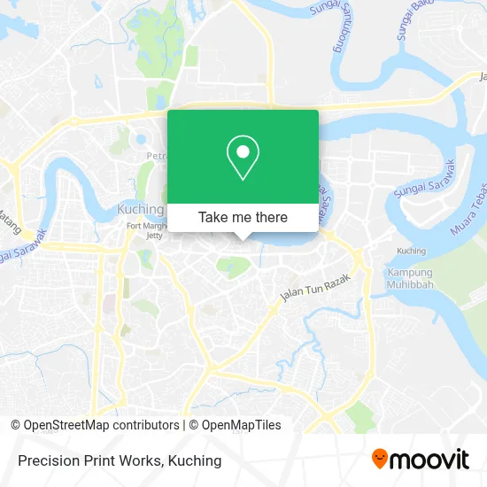 Precision Print Works map