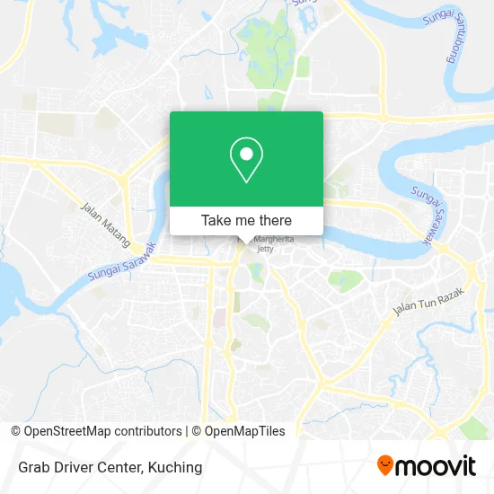 Grab Driver Center map