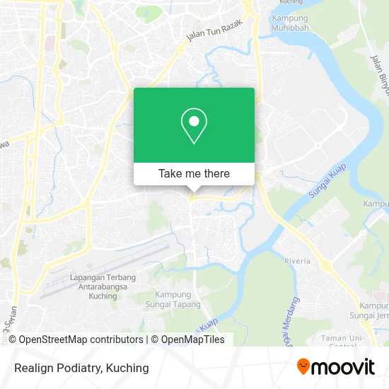 Realign Podiatry map