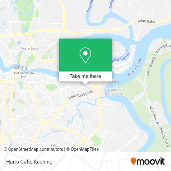 Han's Cafe map